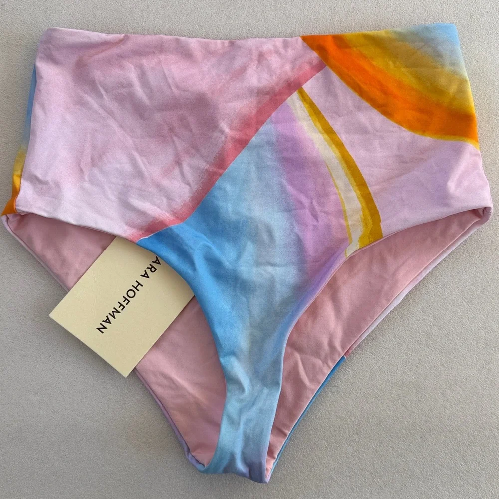 Mara Hoffman Lydia High Waist Bikini Bottom